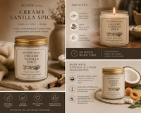 Creamy Vanilla Spice 9oz