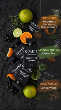 QÛADÎR - Breath Of Zephyr  (Inspired by: Creed Silver Mountain Water, Xerjoff Mefisto, Bond No. 9 Hamptons)